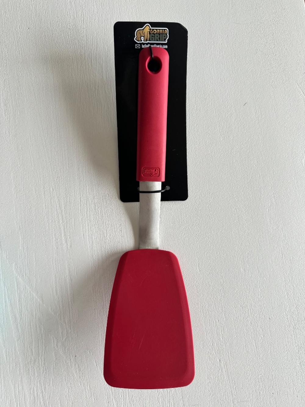 Gorilla Grip red Silicone Spatula NEW - Picture 3 of 6